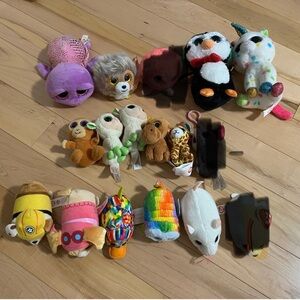 14x teeny ty, paw patrol, beanie boos, puffies
